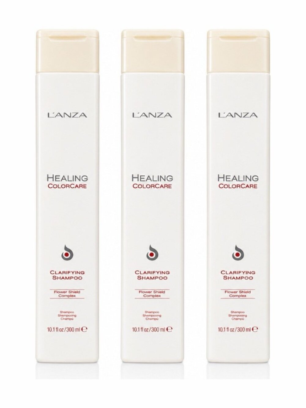 L’ANZA Healing ColorCare Clarifying Shampoo 10.1 oz 300ml 3 Pack